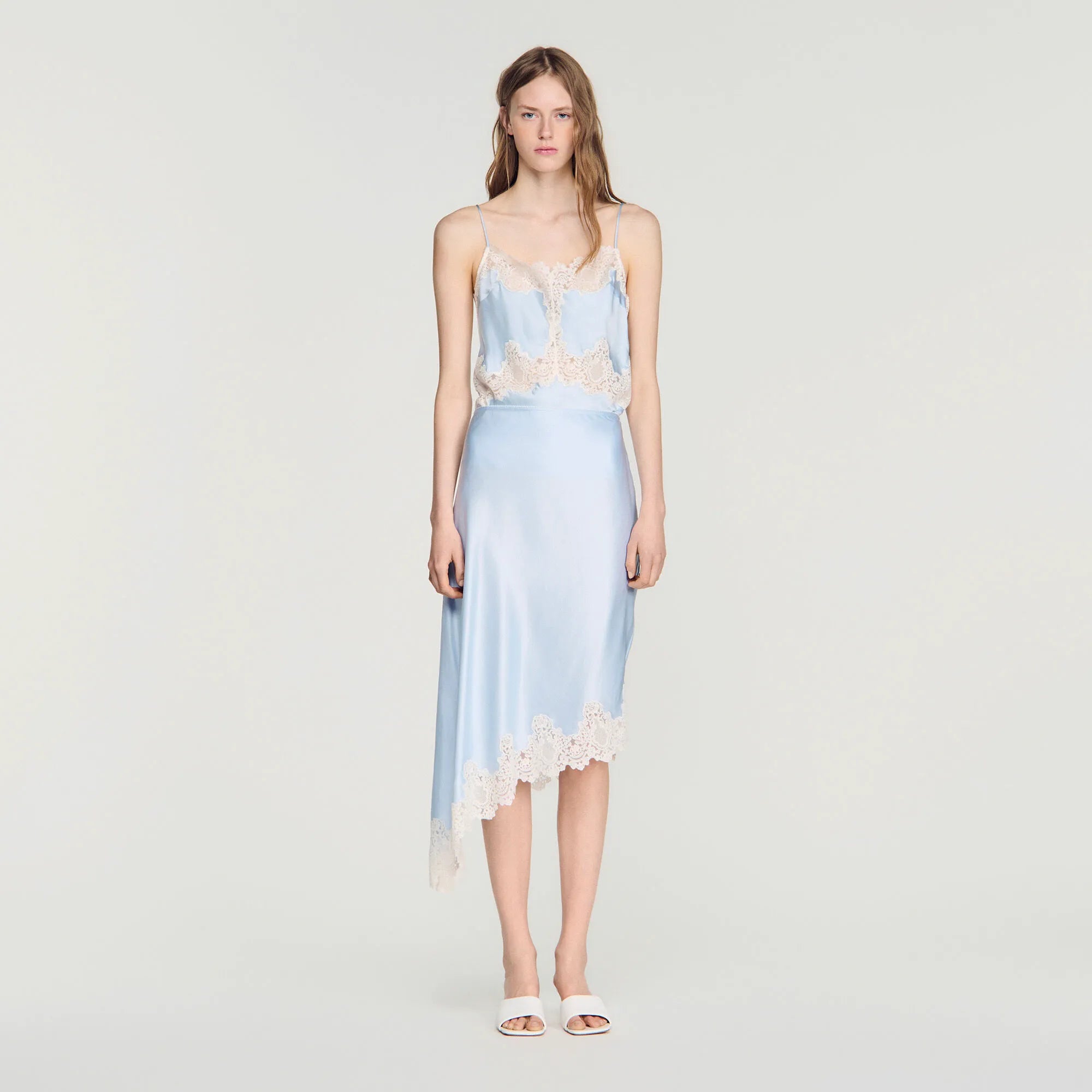 Blue / Ecru