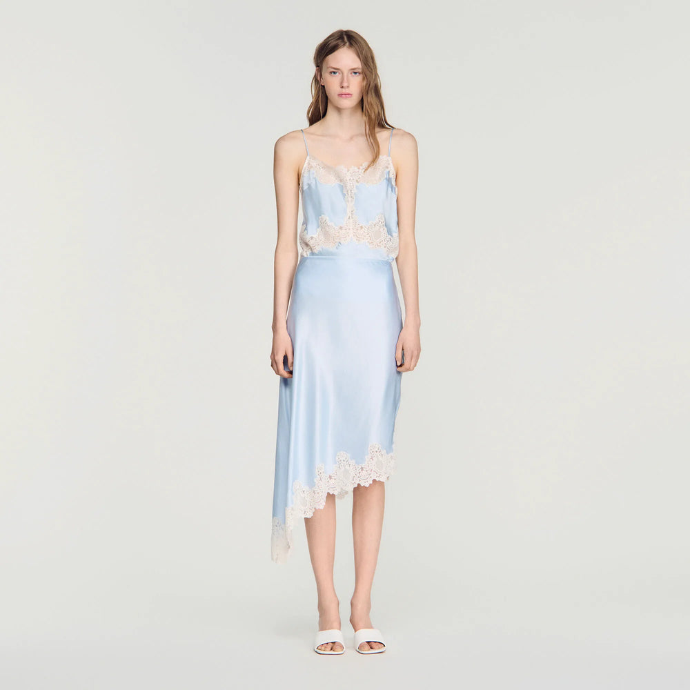 Blue / Ecru