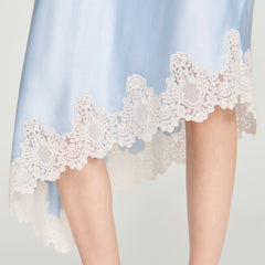 Blue / Ecru