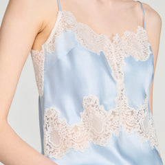 Blue / Ecru