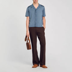 Dark chambray