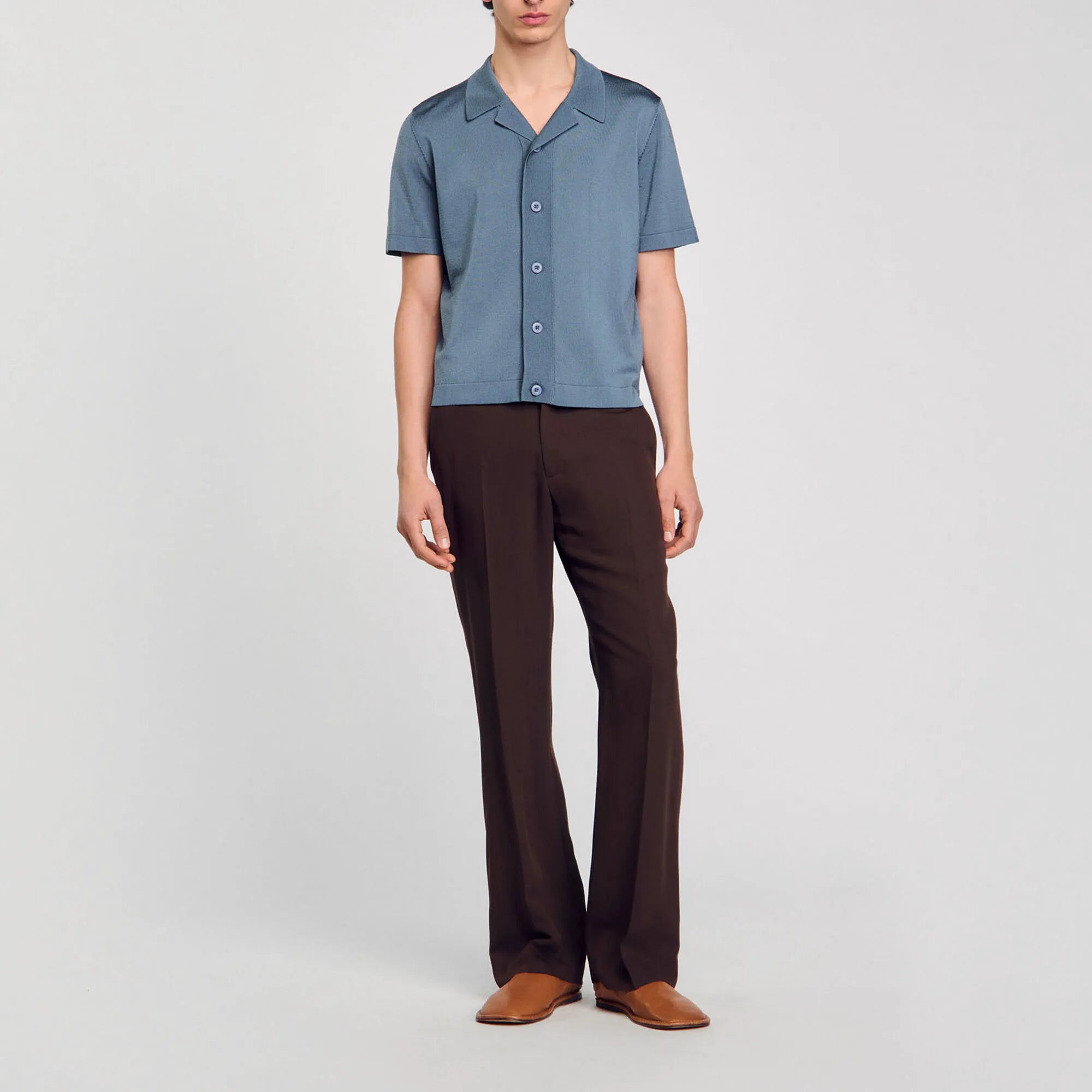 Dark chambray